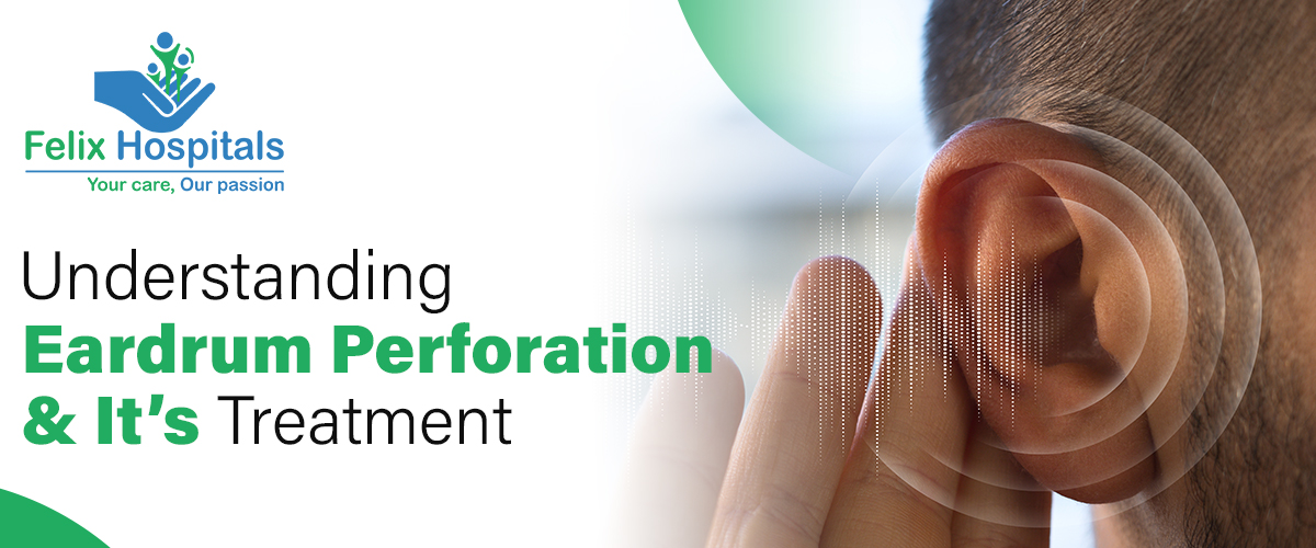 Eardrum perforation surgery hospital in Noida